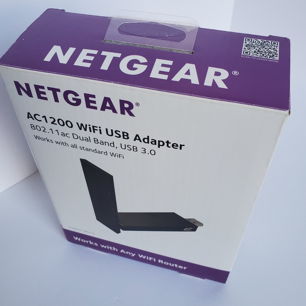Netgear AC1200 WiFi USB Adapter, 802.11 ac Dual Band, USB 3.0, Never Used